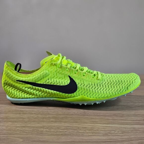 Nike Zoom Mamba V Track Spikes Running Shoes Women's 13.5 Volt Black DR9945-700 - Picture 9 of 15